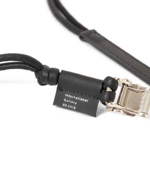 International Gallery BEAMS（インターナショナルギャラリービームス）の「LIWLE × IG / 別注 ロングコード ベルト（ベルト・メンズ・ブラック/ホワイト/オリーブ/ブラック系その他2/ダークブラウン・ONE SIZE）」の9枚目の写真