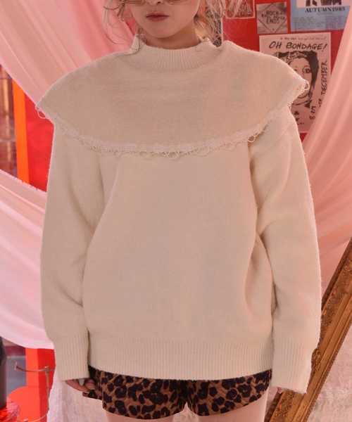 Last Virgin（ラストバージン）の「レースラインハイネックケープ  