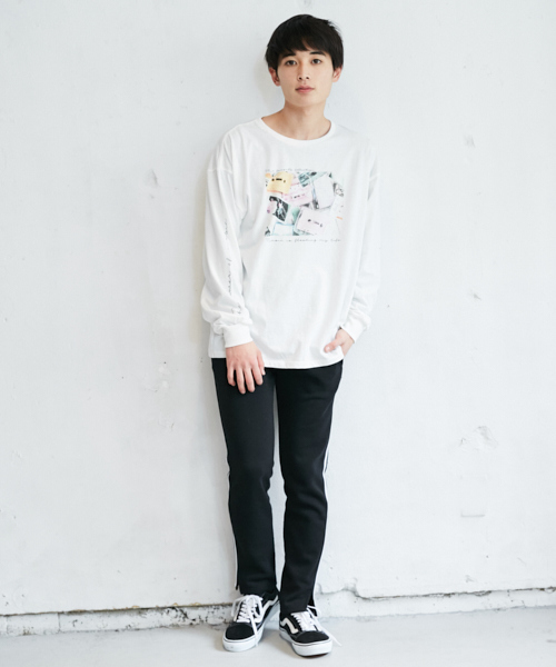 PairPair(ペアペア)の「裏起毛ライン入りパンツ(その他パンツ・メンズ・ブラック・MEDIUM/LARGE)」の5枚目の写真