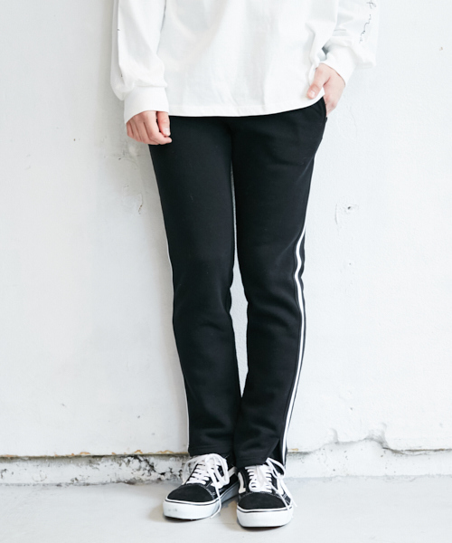 PairPair(ペアペア)の「裏起毛ライン入りパンツ(その他パンツ・メンズ・ブラック・MEDIUM/LARGE)」の4枚目の写真