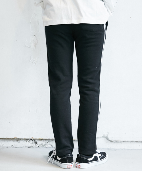 PairPair(ペアペア)の「裏起毛ライン入りパンツ(その他パンツ・メンズ・ブラック・MEDIUM/LARGE)」の3枚目の写真