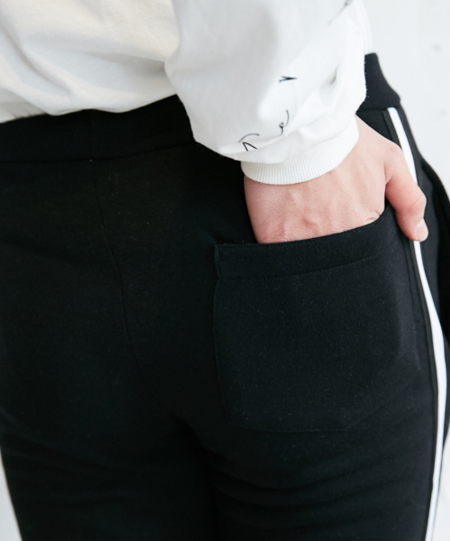PairPair(ペアペア)の「裏起毛ライン入りパンツ(その他パンツ・メンズ・ブラック・MEDIUM/LARGE)」の9枚目の写真