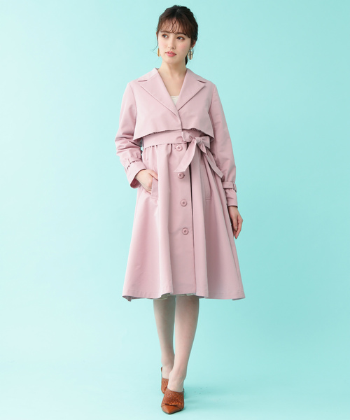 ノーカラードレストレンチコート | JILL by JILL STUART（ジル バイ