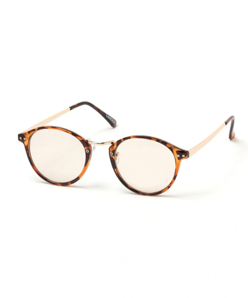 LAKOLE(ラコレ)の「ウェリントンメタルカラーサングラス / LAKOLE(サングラス・レディース・ブラウン/その他3/ブルー・FREE)」の1枚目の写真