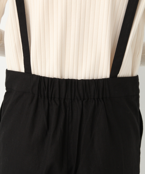 GLOBAL WORK(グローバルワーク)の「リネンテーパーキャミサロペ(サロペット/オーバーオール・レディース・ブラック/ベージュ/ネイビー・MEDIUM/LARGE)」の15枚目の写真