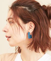 BEAUTY&YOUTH UNITED ARROWS | BY∴ カラーブロックビッグピアス о(ピアス（両耳用）)