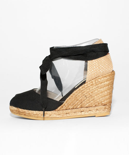 NANO universe（ナノユニバース）の「GAIMO/別注オープントゥキャンバスエスパ（サンダル・レディース・ブラック/グレー/ベージュ/ネイビー・35/36/37/38）」の8枚目の写真