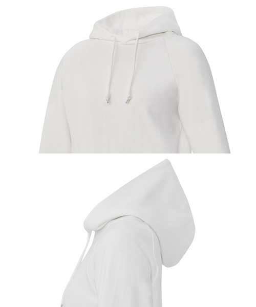 ZOZO（ゾゾ）の「裏毛プルオーバーパーカー[WOMEN]（パーカー・レディース・ブラック/グレー/ホワイト・マルチサイズ）」の9枚目の写真