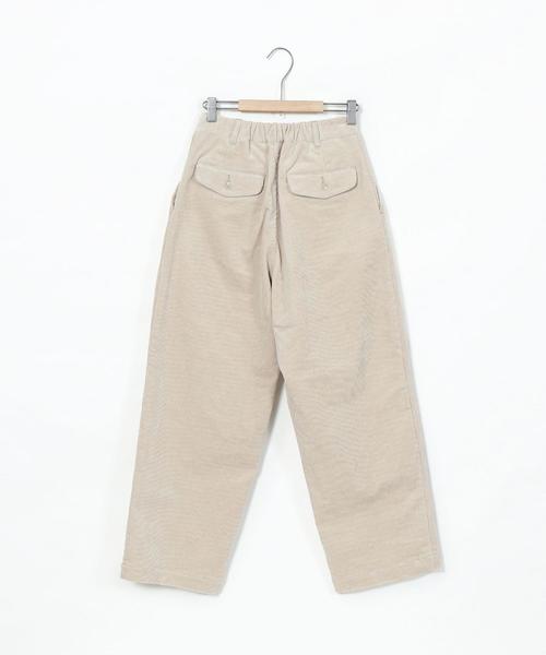 coen（コーエン）の「【ムック本掲載】USAコットンコーデュロイセミワイドタックパンツ（その他パンツ・レディース・ナチュラル/ブラック/ベージュ・MEDIUM/SMALL/LARGE）」の14枚目の写真