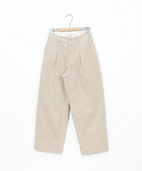 coen（コーエン）の「【ムック本掲載】USAコットンコーデュロイセミワイドタックパンツ（その他パンツ・レディース・ナチュラル/ブラック/ベージュ・MEDIUM/SMALL/LARGE）」の13枚目の写真