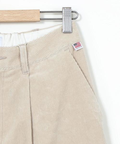 coen（コーエン）の「【ムック本掲載】USAコットンコーデュロイセミワイドタックパンツ（その他パンツ・レディース・ナチュラル/ブラック/ベージュ・MEDIUM/SMALL/LARGE）」の9枚目の写真