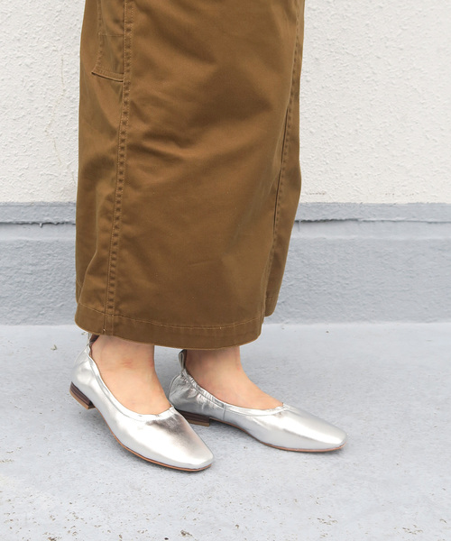 mio notis（ミオノティス）の「ギャザースクエアパンプス（パンプス・レディース・ブラック/シルバー/キャメル・38/39/35/36/37）」の11枚目の写真