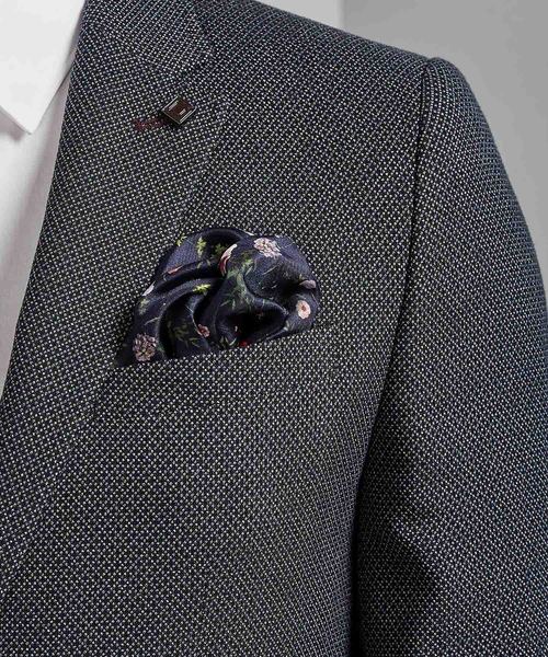 Ted Baker テッドベーカー の Hedgpok 花柄ポケットチーフ ポケットチーフ Wear Ted Baker テッドベーカー の Hedgpok 花柄ポケットチーフ ポケットチーフ Wear