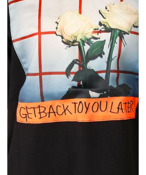 jouetie（ジュエティ）の「ローズフォトBIG T（Tシャツ/カットソー・レディース・ライトブルー/ブラック/オフホワイト・MEDIUM）」の14枚目の写真