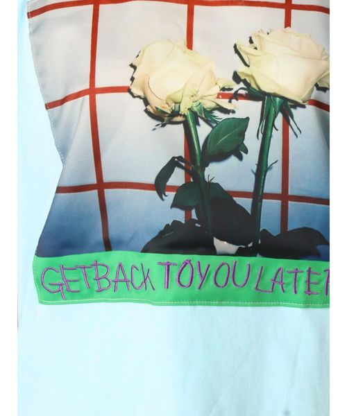 jouetie（ジュエティ）の「ローズフォトBIG T（Tシャツ/カットソー・レディース・ライトブルー/ブラック/オフホワイト・MEDIUM）」の15枚目の写真