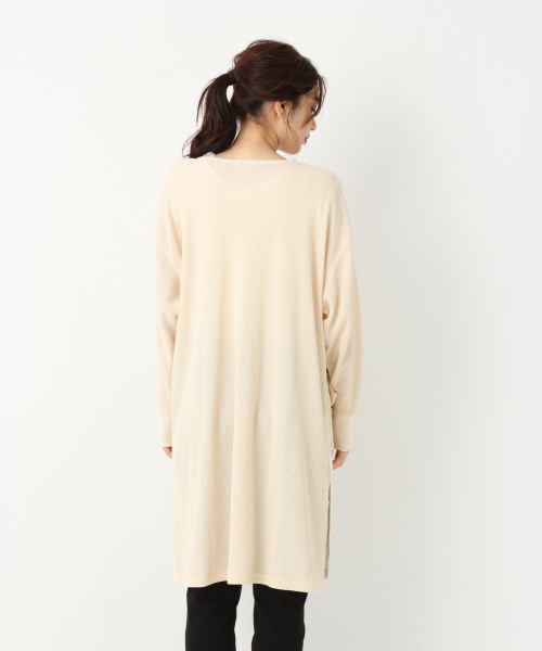 GLOBAL WORK（グローバルワーク）の「アゼカットロングカーディガン/846172（カーディガン/ボレロ・レディース・ブラック/ベージュ/オフホワイト・FREE）」の15枚目の写真