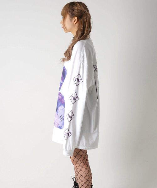 最安値 新品未開封 Furry bear L/S Tee 白 white TRAVAS TOKYO/トラバス トーキョー』Furry bear L/S Tee/くま