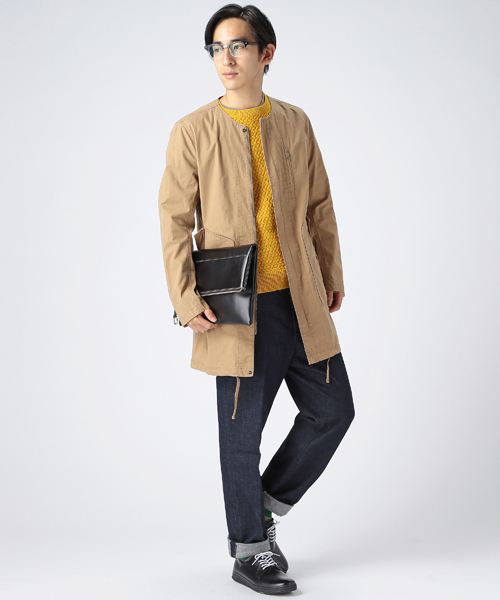 B:MING by BEAMS（ビーミングバイビームス）の「＜FINEBOYS 4月号掲載＞ビーミング by ビームス / レザークラッチバッグ（クラッチバッグ・メンズ・ホワイト/ブラック/オレンジ/ブルー/ネイビー・ONE SIZE）」の19枚目の写真