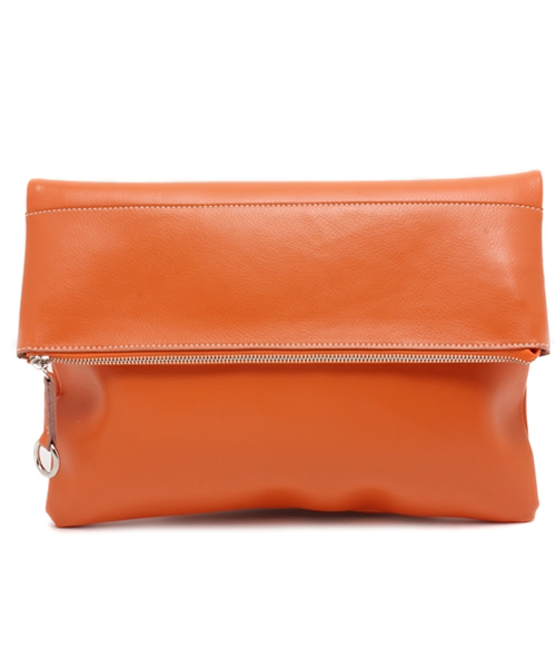 B:MING by BEAMS（ビーミングバイビームス）の「＜FINEBOYS 4月号掲載＞ビーミング by ビームス / レザークラッチバッグ（クラッチバッグ・メンズ・ホワイト/ブラック/オレンジ/ブルー/ネイビー・ONE SIZE）」の5枚目の写真