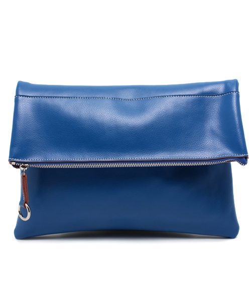 B:MING by BEAMS（ビーミングバイビームス）の「＜FINEBOYS 4月号掲載＞ビーミング by ビームス / レザークラッチバッグ（クラッチバッグ・メンズ・ホワイト/ブラック/オレンジ/ブルー/ネイビー・ONE SIZE）」の4枚目の写真