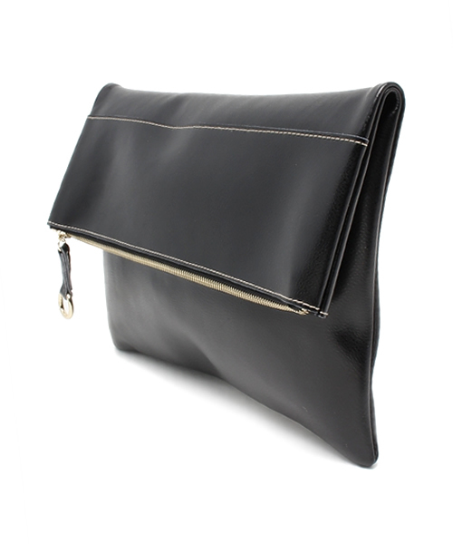 B:MING by BEAMS（ビーミングバイビームス）の「＜FINEBOYS 4月号掲載＞ビーミング by ビームス / レザークラッチバッグ（クラッチバッグ・メンズ・ホワイト/ブラック/オレンジ/ブルー/ネイビー・ONE SIZE）」の9枚目の写真