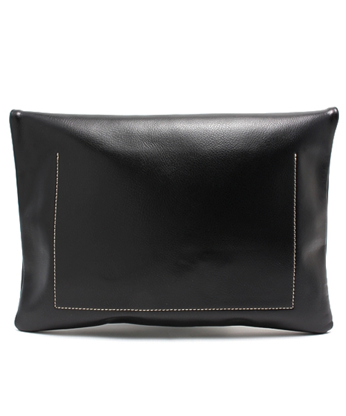 B:MING by BEAMS（ビーミングバイビームス）の「＜FINEBOYS 4月号掲載＞ビーミング by ビームス / レザークラッチバッグ（クラッチバッグ・メンズ・ホワイト/ブラック/オレンジ/ブルー/ネイビー・ONE SIZE）」の8枚目の写真