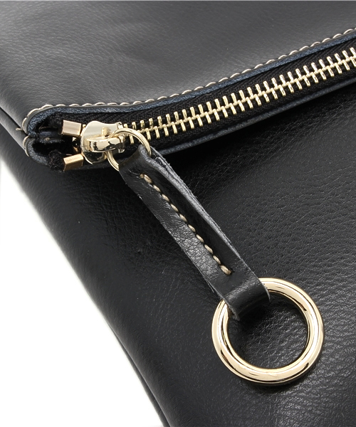 B:MING by BEAMS（ビーミングバイビームス）の「＜FINEBOYS 4月号掲載＞ビーミング by ビームス / レザークラッチバッグ（クラッチバッグ・メンズ・ホワイト/ブラック/オレンジ/ブルー/ネイビー・ONE SIZE）」の6枚目の写真