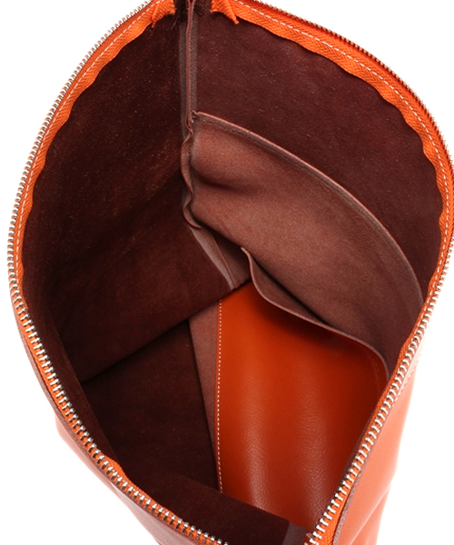 B:MING by BEAMS（ビーミングバイビームス）の「＜FINEBOYS 4月号掲載＞ビーミング by ビームス / レザークラッチバッグ（クラッチバッグ・メンズ・ホワイト/ブラック/オレンジ/ブルー/ネイビー・ONE SIZE）」の14枚目の写真