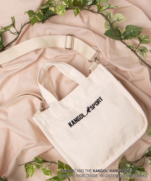 KANGOL（カンゴール）の「∴WEGO/KANGOL SPORT別注ミニキャンバスショルダーバッグ（ショルダーバッグ・メンズ・その他1/その他2/その他3/その他4・FREE）」の4枚目の写真