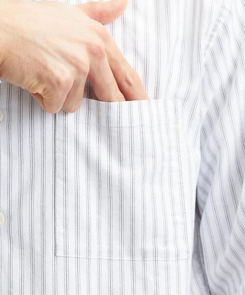 green label relaxing（グリーンレーベルリラクシング）の「SC ナチュラルフィットオックス バンドカラー LS シャツ（シャツ/ブラウス・メンズ・モカ/ブラック/ホワイト・SMALL/LARGE/X-LARGE/MEDIUM）」の21枚目の写真