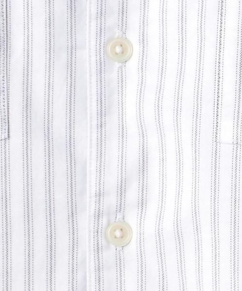 green label relaxing（グリーンレーベルリラクシング）の「SC ナチュラルフィットオックス バンドカラー LS シャツ（シャツ/ブラウス・メンズ・モカ/ブラック/ホワイト・SMALL/LARGE/X-LARGE/MEDIUM）」の10枚目の写真