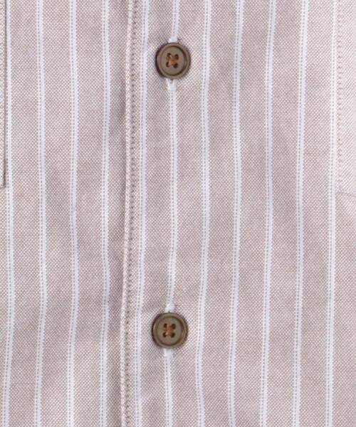 green label ナチュラルフィットオックスストライプバンドカラーシャツ green label relaxing（グリーンレーベルリラクシング）の「SC