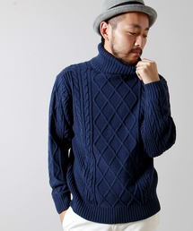 WEGO | WEGO/切替ケーブルタートルニット(ニット/セーター)