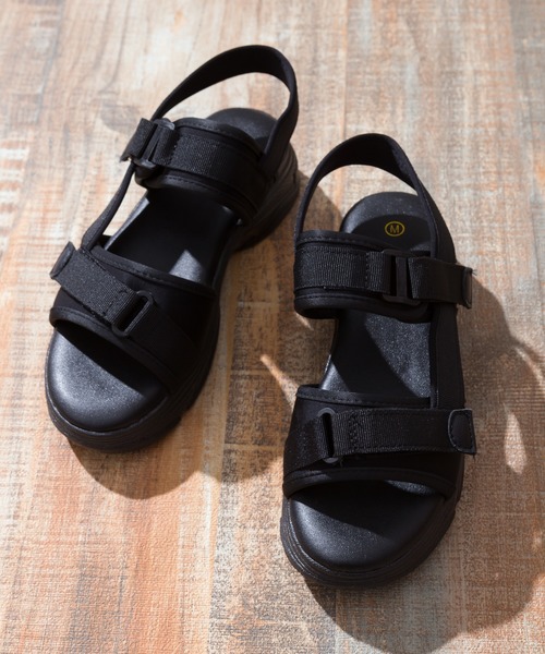 SpRay(スプレイ)の「スポーツサンダル(サンダル・レディース・ブラック/ホワイト/ベージュ/ブラック×ブラック・X-LARGE/SMALL/MEDIUM/LARGE)」の3枚目の写真