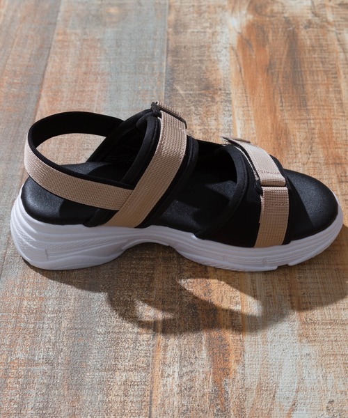 SpRay(スプレイ)の「スポーツサンダル(サンダル・レディース・ブラック/ホワイト/ベージュ/ブラック×ブラック・X-LARGE/SMALL/MEDIUM/LARGE)」の7枚目の写真