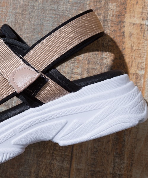 SpRay(スプレイ)の「スポーツサンダル(サンダル・レディース・ブラック/ホワイト/ベージュ/ブラック×ブラック・X-LARGE/SMALL/MEDIUM/LARGE)」の9枚目の写真