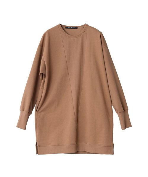 NO ID.（ノーアイディ）の「【NO ID.】Big Gusset Pullover / ビッグ ガゼット プルオーバー（Tシャツ/カットソー・メンズ・ブラック/グレー/ベージュ・ONE SIZE）」の7枚目の写真