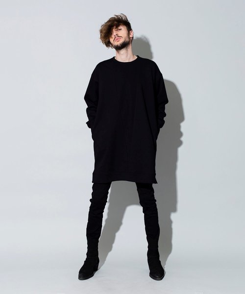 NO ID.（ノーアイディ）の「【NO ID.】Big Gusset Pullover / ビッグ ガゼット プルオーバー（Tシャツ/カットソー・メンズ・ブラック/グレー/ベージュ・ONE SIZE）」の15枚目の写真