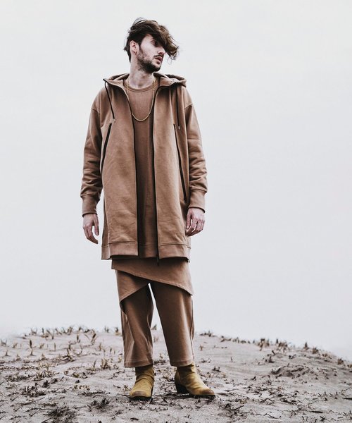 NO ID.（ノーアイディ）の「【NO ID.】Big Gusset Pullover / ビッグ ガゼット プルオーバー（Tシャツ/カットソー・メンズ・ブラック/グレー/ベージュ・ONE SIZE）」の20枚目の写真