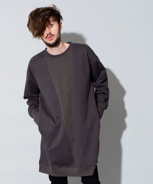 NO ID.（ノーアイディ）の「【NO ID.】Big Gusset Pullover / ビッグ ガゼット プルオーバー（Tシャツ/カットソー・メンズ・ブラック/グレー/ベージュ・ONE SIZE）」の21枚目の写真