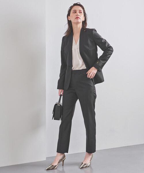美品✨ユナイテッドアローズ SLABノーラペルジャケット スカート 2022年 UNITED ARROWS LTD. OUTLET｜サラフール ノーラペル ジャケット