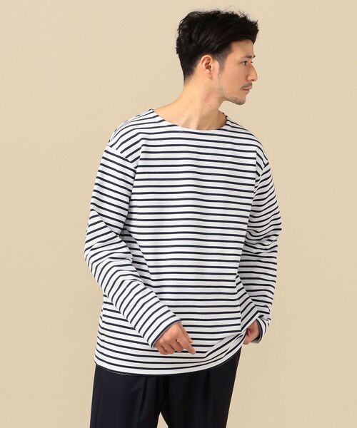 SHIPS(シップス)の「SHIPS: フリース ボートネック ロングスリーブ プルオーバー (ロンT)(Tシャツ/カットソー・メンズ・ブラック/グリーン/オレンジ/ネイビー・X-LARGE/SMALL/LARGE/MEDIUM)」の7枚目の写真