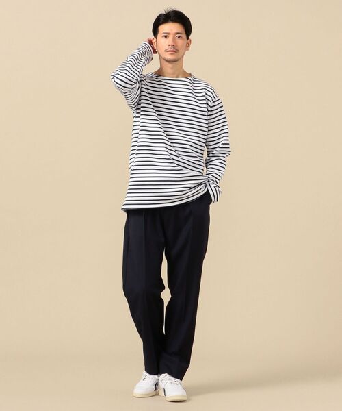 SHIPS(シップス)の「SHIPS: フリース ボートネック ロングスリーブ プルオーバー (ロンT)(Tシャツ/カットソー・メンズ・ブラック/グリーン/オレンジ/ネイビー・X-LARGE/SMALL/LARGE/MEDIUM)」の11枚目の写真