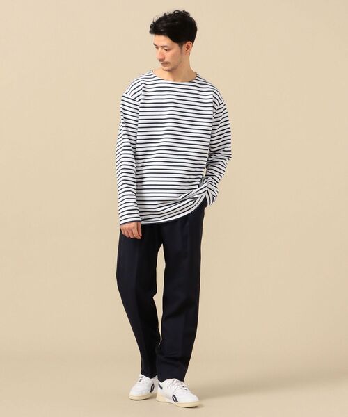 SHIPS(シップス)の「SHIPS: フリース ボートネック ロングスリーブ プルオーバー (ロンT)(Tシャツ/カットソー・メンズ・ブラック/グリーン/オレンジ/ネイビー・X-LARGE/SMALL/LARGE/MEDIUM)」の12枚目の写真