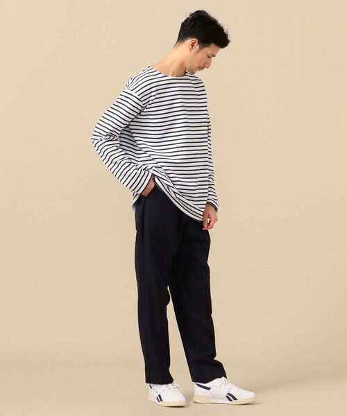 SHIPS(シップス)の「SHIPS: フリース ボートネック ロングスリーブ プルオーバー (ロンT)(Tシャツ/カットソー・メンズ・ブラック/グリーン/オレンジ/ネイビー・X-LARGE/SMALL/LARGE/MEDIUM)」の15枚目の写真