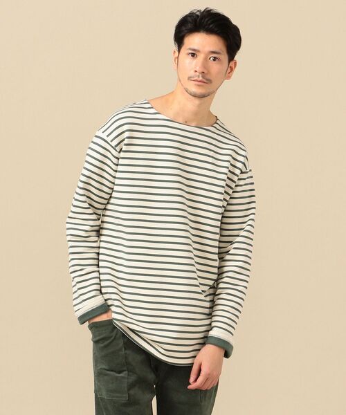 SHIPS(シップス)の「SHIPS: フリース ボートネック ロングスリーブ プルオーバー (ロンT)(Tシャツ/カットソー・メンズ・ブラック/グリーン/オレンジ/ネイビー・X-LARGE/SMALL/LARGE/MEDIUM)」の16枚目の写真