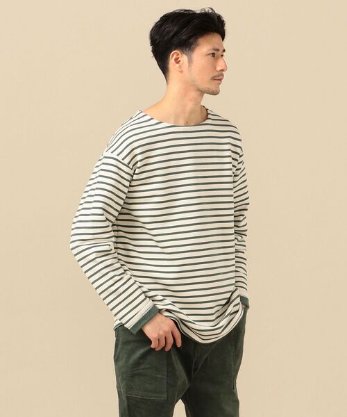 SHIPS(シップス)の「SHIPS: フリース ボートネック ロングスリーブ プルオーバー (ロンT)(Tシャツ/カットソー・メンズ・ブラック/グリーン/オレンジ/ネイビー・X-LARGE/SMALL/LARGE/MEDIUM)」の17枚目の写真