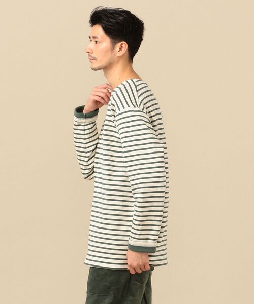 SHIPS(シップス)の「SHIPS: フリース ボートネック ロングスリーブ プルオーバー (ロンT)(Tシャツ/カットソー・メンズ・ブラック/グリーン/オレンジ/ネイビー・X-LARGE/SMALL/LARGE/MEDIUM)」の18枚目の写真