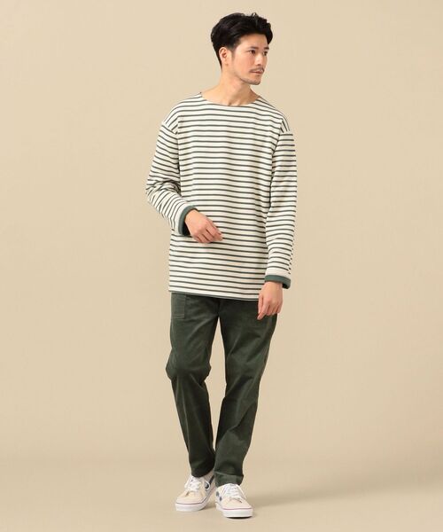 SHIPS(シップス)の「SHIPS: フリース ボートネック ロングスリーブ プルオーバー (ロンT)(Tシャツ/カットソー・メンズ・ブラック/グリーン/オレンジ/ネイビー・X-LARGE/SMALL/LARGE/MEDIUM)」の20枚目の写真