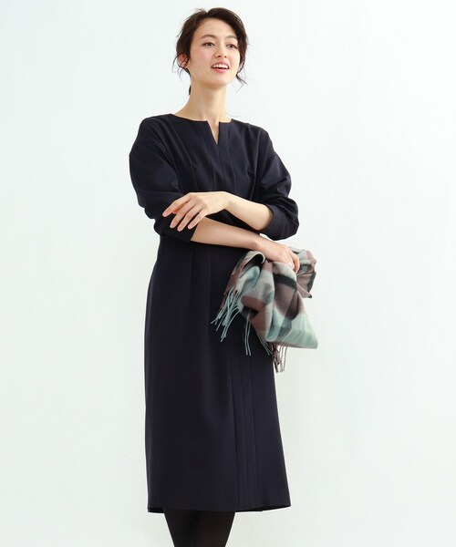 セール S ファインライクウールワンピース ワンピース Indivi インディヴィ のファッション通販 Zozotown